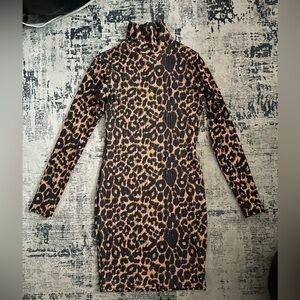 PrettyLittleThing Animal Print Dress